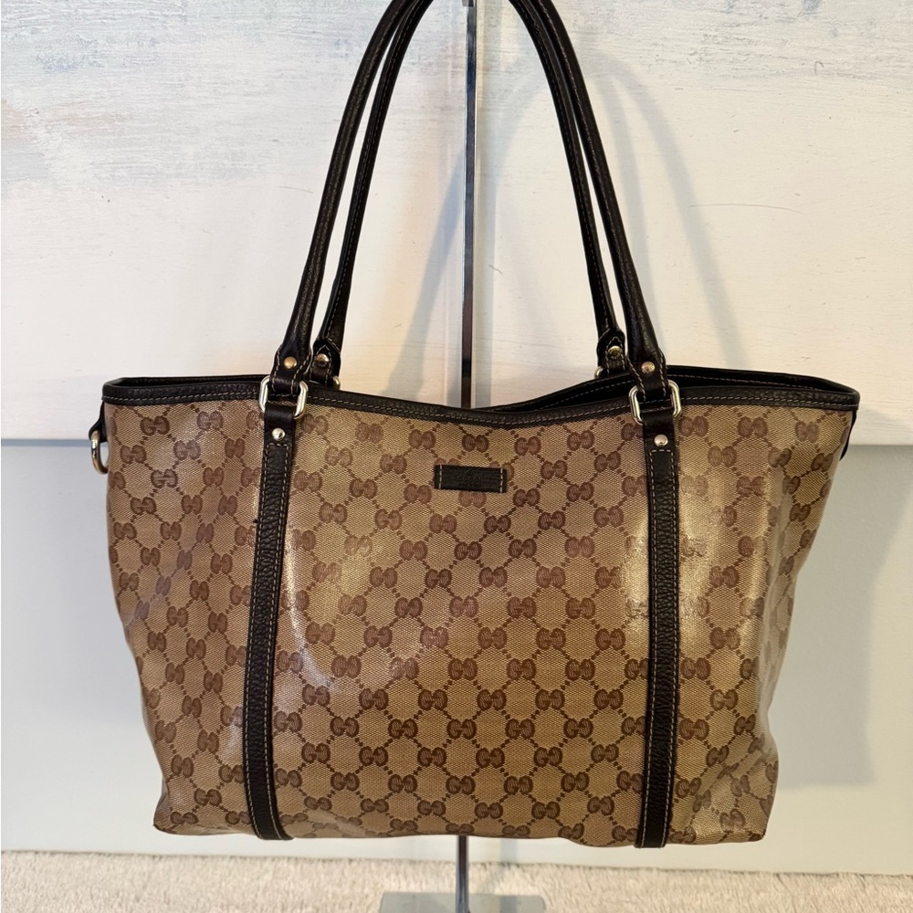 Gucci Coated Leather Joy Tote
